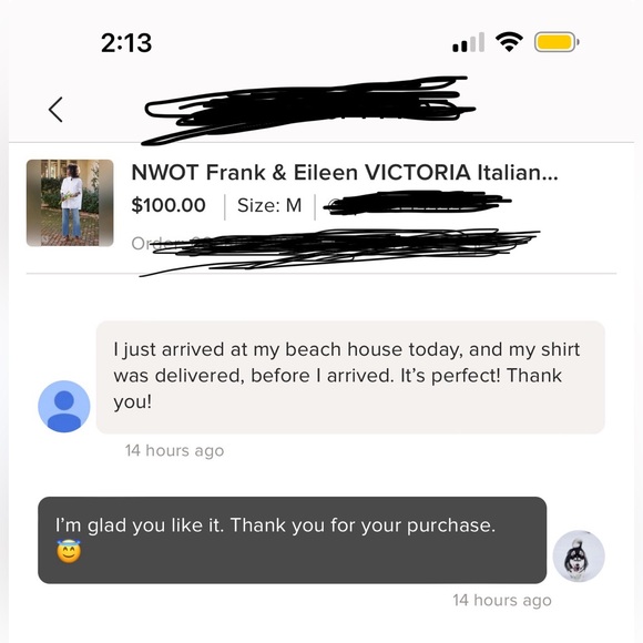 NWOT Frank & Eileen VICTORIA Italian Tuxedo Shirt. Size M. - Picture 2 of 16